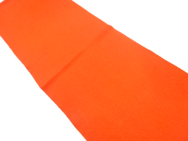 JAPANESE KIMONO / UNUSED OBIAGE / SILK / CHIRIMEN